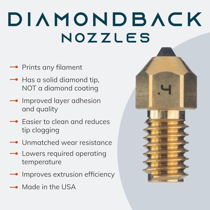 Produktbild E3D Online E3D DiamondBack Creality Spider Compatible Nozzle (Zubehör)