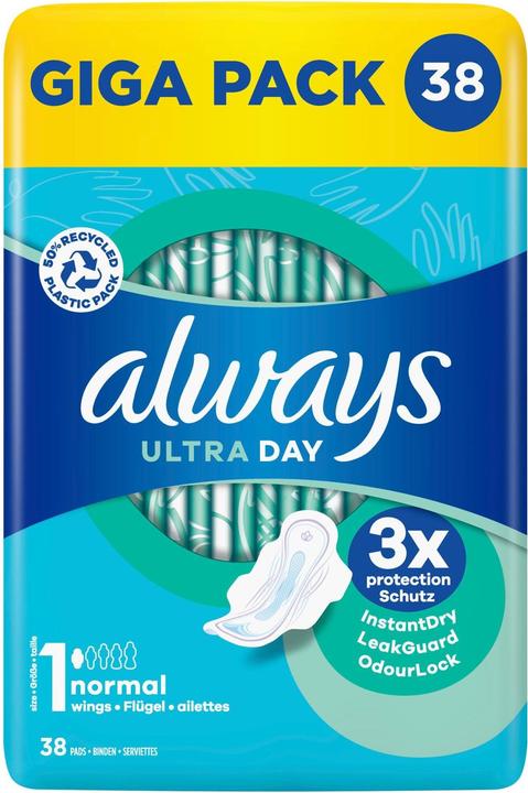 Produktbild Always Ultra Tag Normal (38 x, Damenbinden)