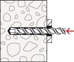 Actual product image Fischer FIS 543573 ULTRACUT FBS II 10x100 45/35/15 US A4 concrete screw (50 pcs.)
