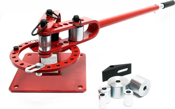 Produktbild Wiltec Biegegerät Biegemaschine Rund Vierkant Flach Bau Stahl Rundbiegen Bieger (49.20 mm)