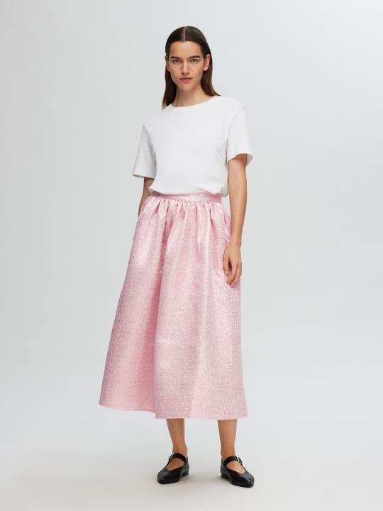 Produktbild Selected Femme Metallic Jacquard Maxirock (34)