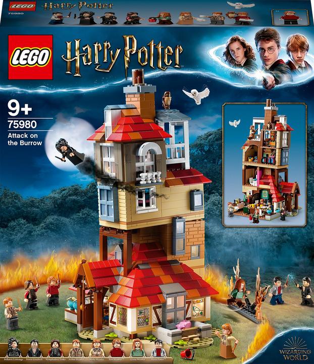 LEGO Attaque sur le terrier (75980, LEGO Harry Potter, LEGO difficiles à trouver)