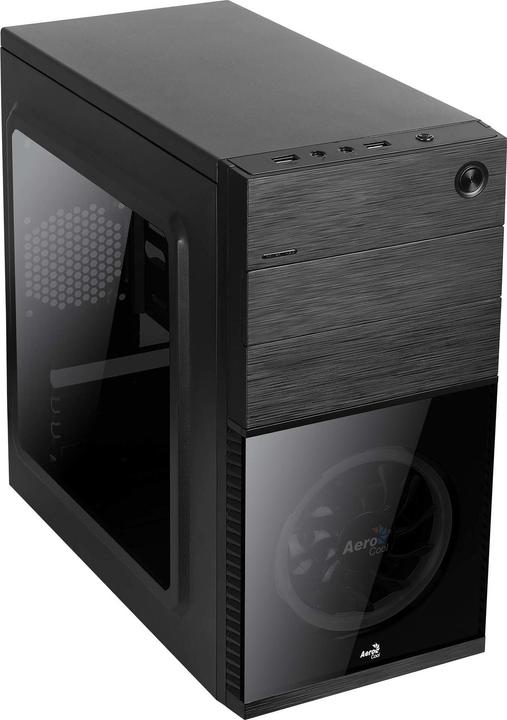 Produktbild AeroCool Boitier Mini Tour Micro ATX compatible CS-105 Red avec fenêtre (Noir) (Mini-ITX, mATX)