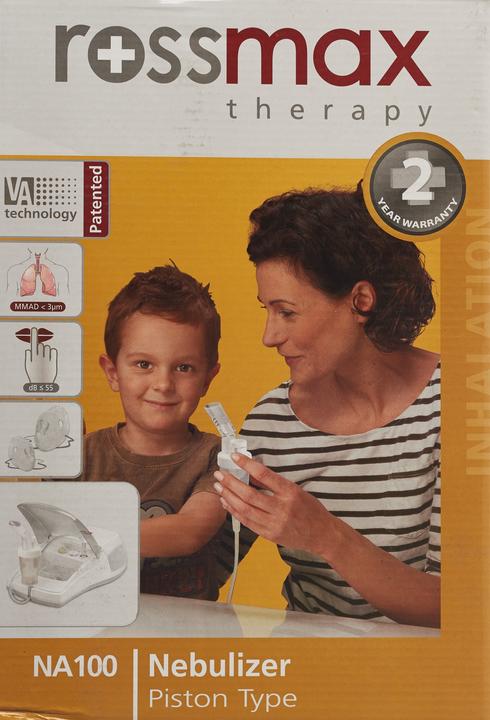 Actual product image Rossmax Inhalation device incl. nebulizer set for adults and children NA100