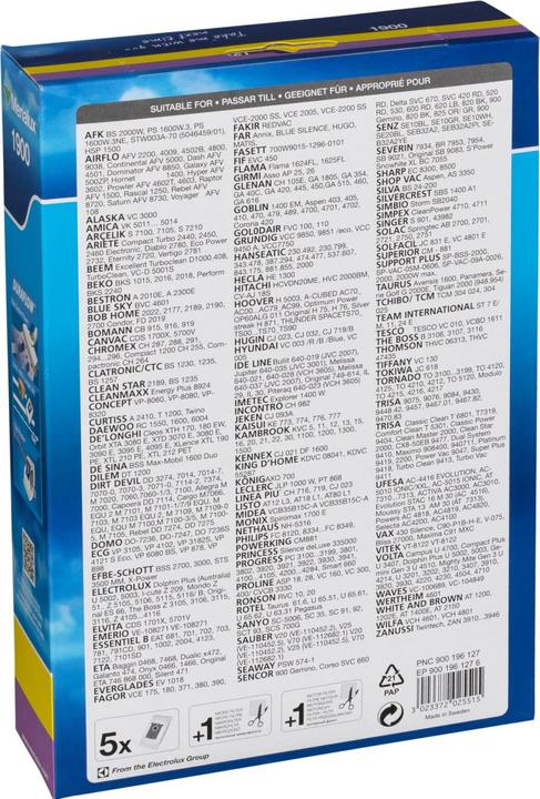 Actual product image Menalux 9001961276 1900 Vacuum Cleaner Bag (5 x)