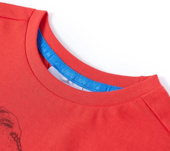 Actual product image VidaXL Children's T-shirt red 92,Material: 100 % cotton,Colour (92)