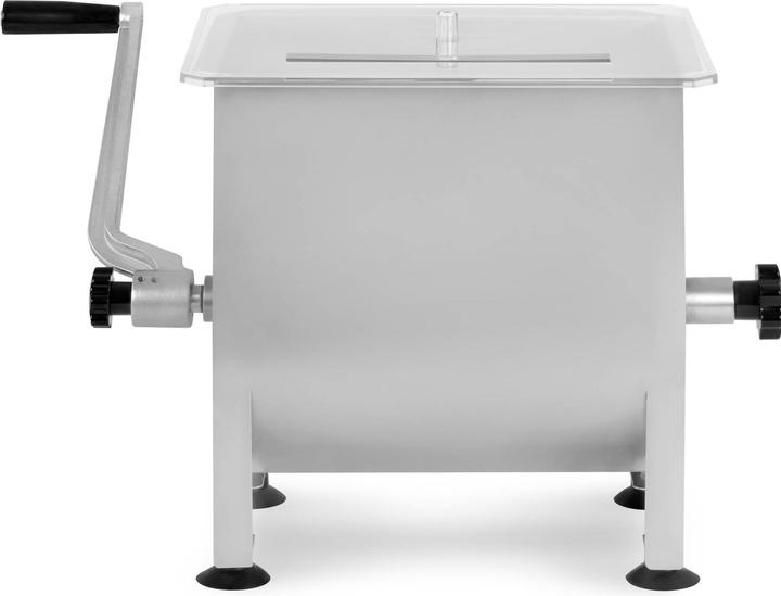 Produktbild Royal Catering Fleischmischer Kurbel manuell 16 L Fleischmenger Edelstahl Marinator Deckel