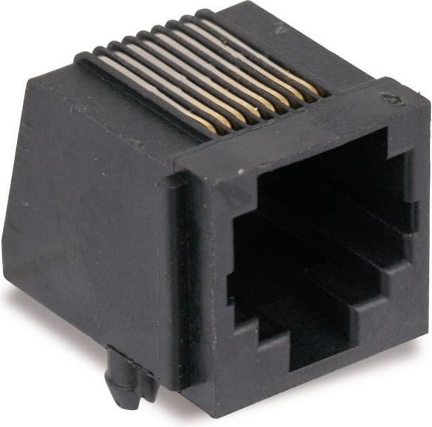 Produktbild Shiverpeaks S/CONN maximum connectivity Modular-Einbaubuchse 8/8 für Printmontage ungeschirmt (U/FTP, CAT8.1)