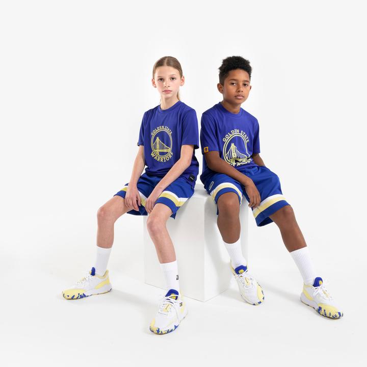 Produktbild Tarmak Kinder Basketball Schuhe niedrig NBA Warriors - Fast 900 Low-1 weiss (35)