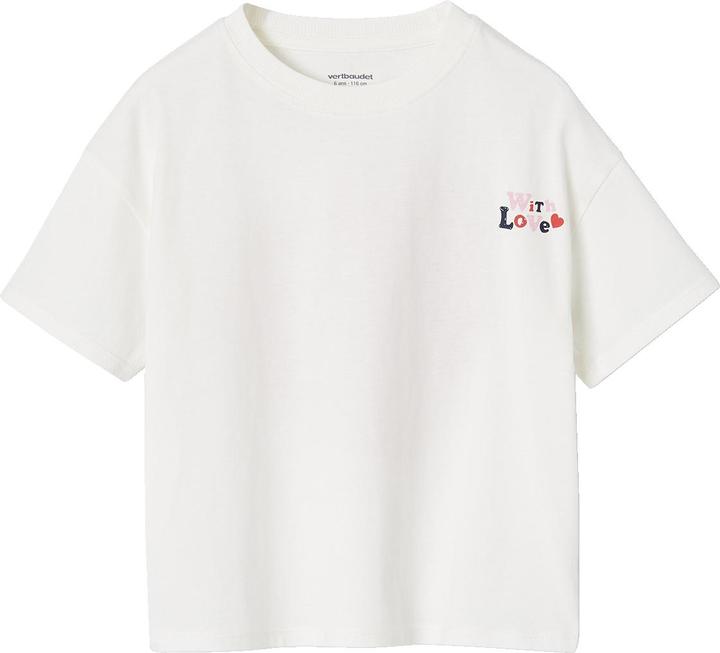 Actual product image Vertbaudet Bedrucktes Mädchen T-Shirt, leichte Oversized-Form (116)