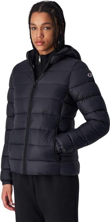 Actual product image Chappi Kurtka damska Champion Hooded Polyfilled czarna 117568 KK001 L (L)