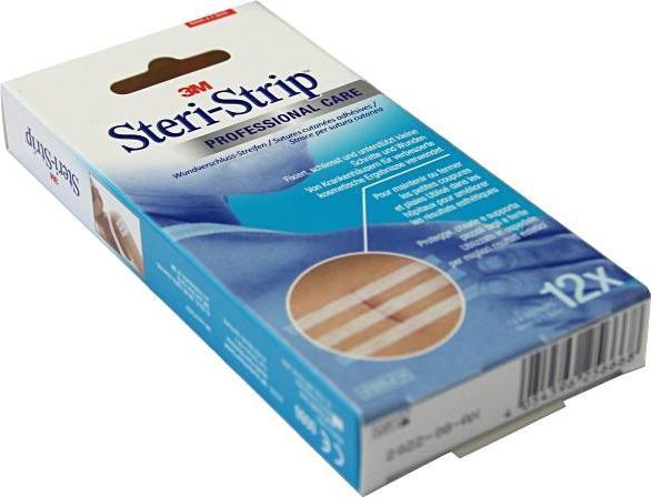 Actual product image 3M Wound closure strips white reinforced 12 x (12 x)