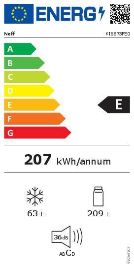 Energy Label Neff S257YCX03E