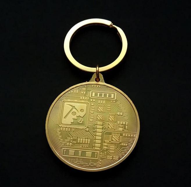 Actual product image PhoneLook Keychain Bitcoin Coin Token Crypto Cult