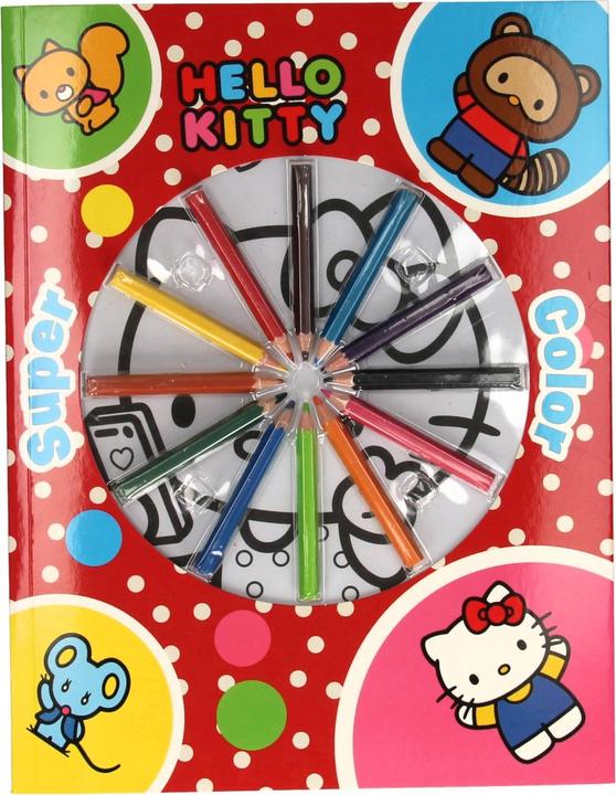 Image du produit Super Color Livre à colorier Hello Kitty avec crayons