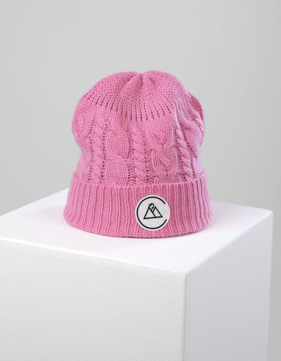 Actual product image Cash-Mere Kaschmir Zopfmuster Mütze (One size)