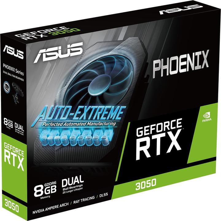 Actual product image ASUS Phoenix GeForce RTX 3050 V2 (8 GB)