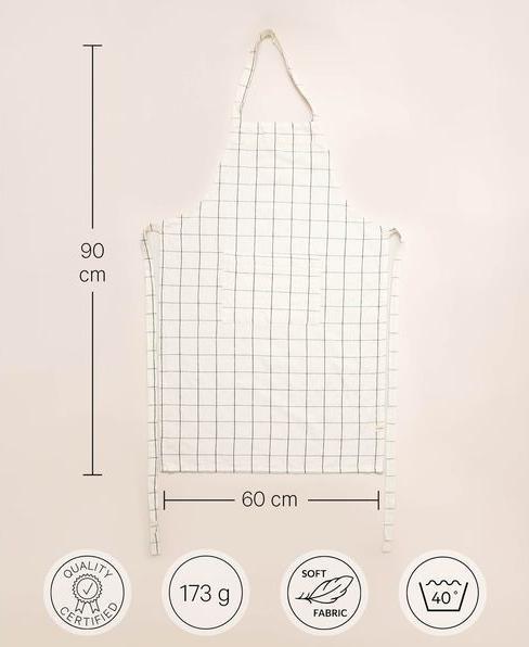 Image du produit Esmée Tablier de cuisine en coton et lin
