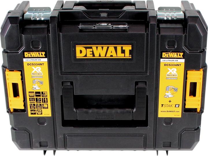 Actual product image DeWalt DCS 334 D1T Akku Pendelhub Stichsäge 18V Brushless + 1x Akku 2,0 Ah + Ladegerät + TSTAK