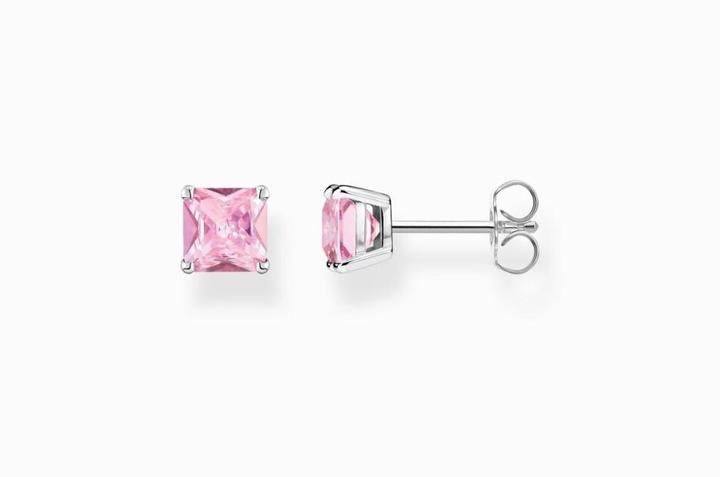 Immagine prodotto Thomas Sabo Orecchini a perno con pietra rosa, argento (Argento 925)
