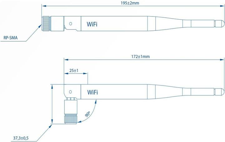 Nährwerte und Zutaten Teltonika Antenne - Wi-Fi - 5 dBi (WLAN)