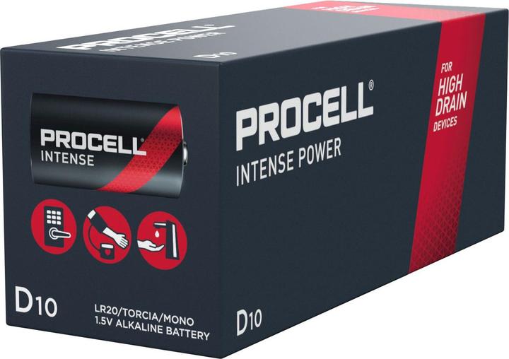 Image du produit Duracell Alkaline, Mono, D, LR20 (10 pcs, D, 15.66 mAh)