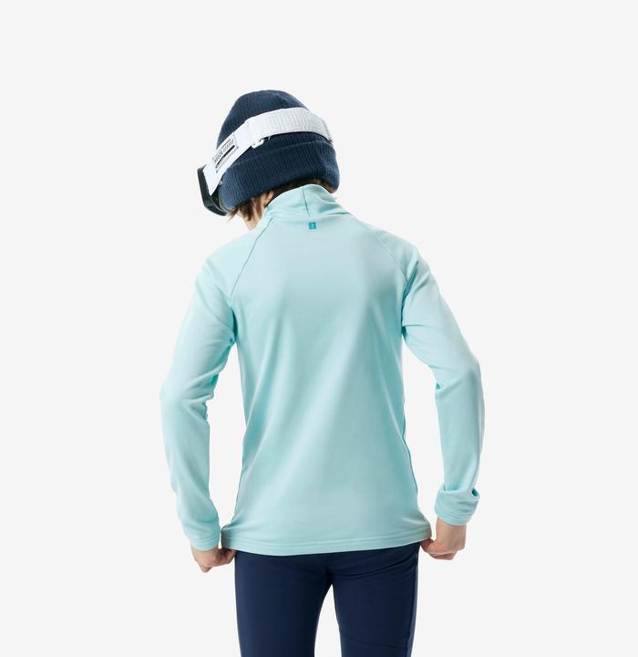 Immagine prodotto Wedze Camicia funzionale da sci per bambini a collo alto - BL 500 turchese (122)