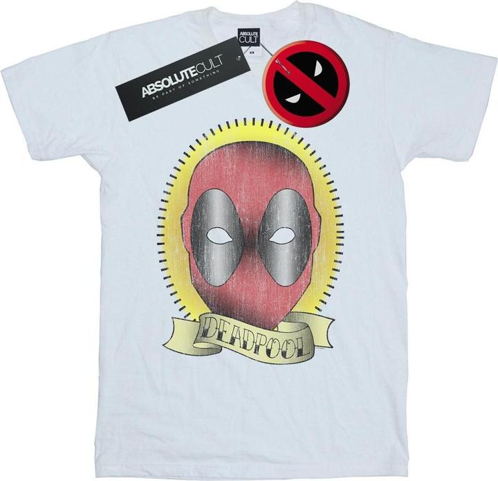 Deadpool Tattoo Print TShirt (3XL)