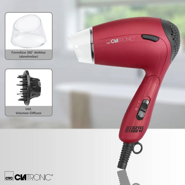 Actual product image Clatronic HTD 3429 metallic red