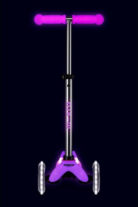 Actual product image Micro Scooter Mini Deluxe Glow Plus LED Pink