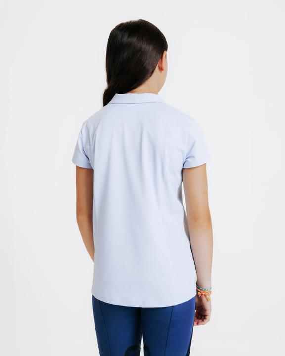 Actual product image Fouganza Reit-Poloshirt Club kurzarm lila