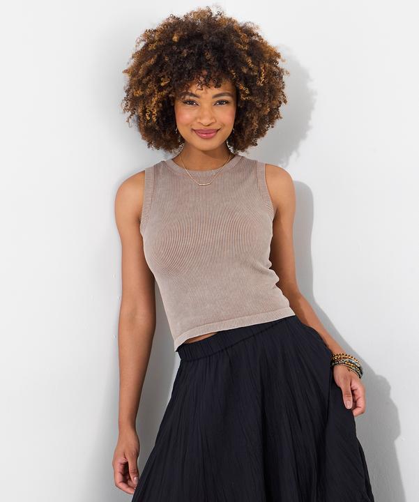 Actual product image Joe Browns Neutral Ribbed Slim Fit Vest (S)
