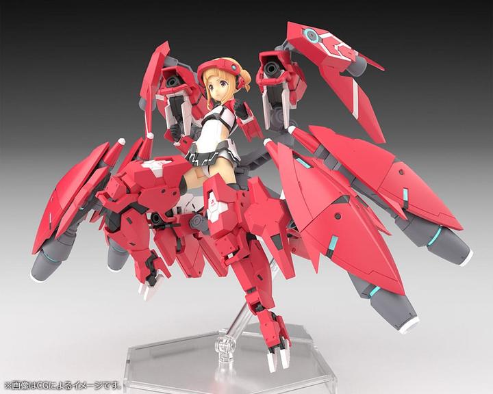 Actual product image Kotobukiya Alice Gear Aegis Expansion Megami Device Plastic Model Kit Nodoka Takahata Shimon 20 cm