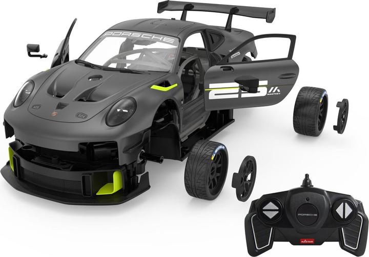 Produktbild Jamara Porsche 911 GT2 RS Clubsport 25 1:18 grau 2,4 GHz Bausatz