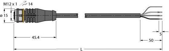 Actual product image Turck Connection cable (5 m)
