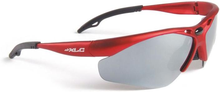 Actual product image XLC Lunettes TAHITI Rouge (Red, Gold mirrored)