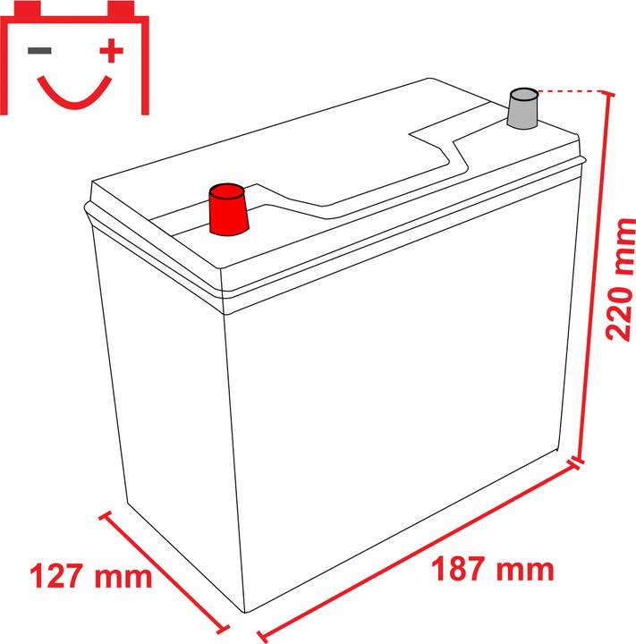 Actual product image Varta Blue Dynamic A15 (12 V, 40 Ah, 330 A)
