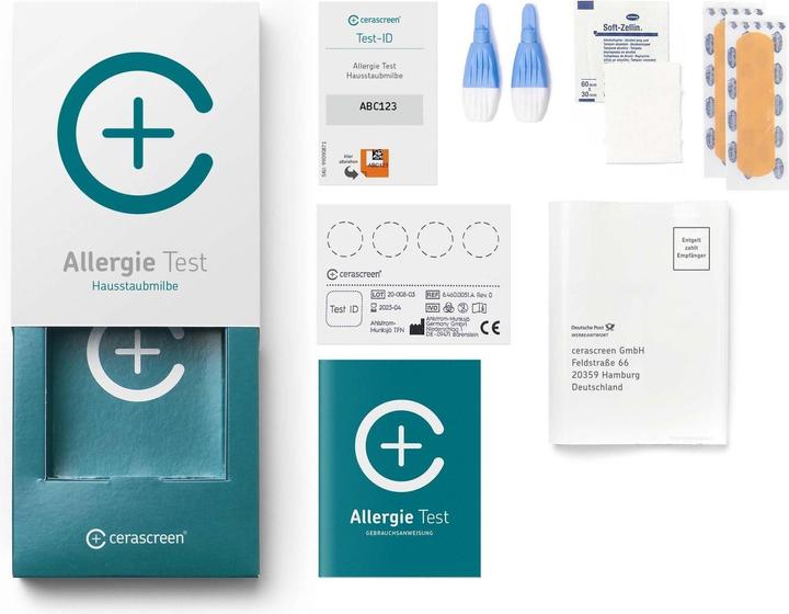 Produktbild Cerascreen Allergie-Testkit Hausstaubmilbe 1 Stück (1 x)