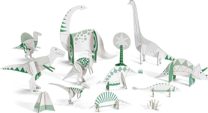 Actual product image Djeco 3D dinosaurs