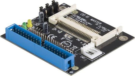 Produktbild StarTech 40/44 Pin IDE auf Compact Flash SSD Adapter - CF Speicherkartenadapter auf 2,5/3,5 Zoll IDE Adapter