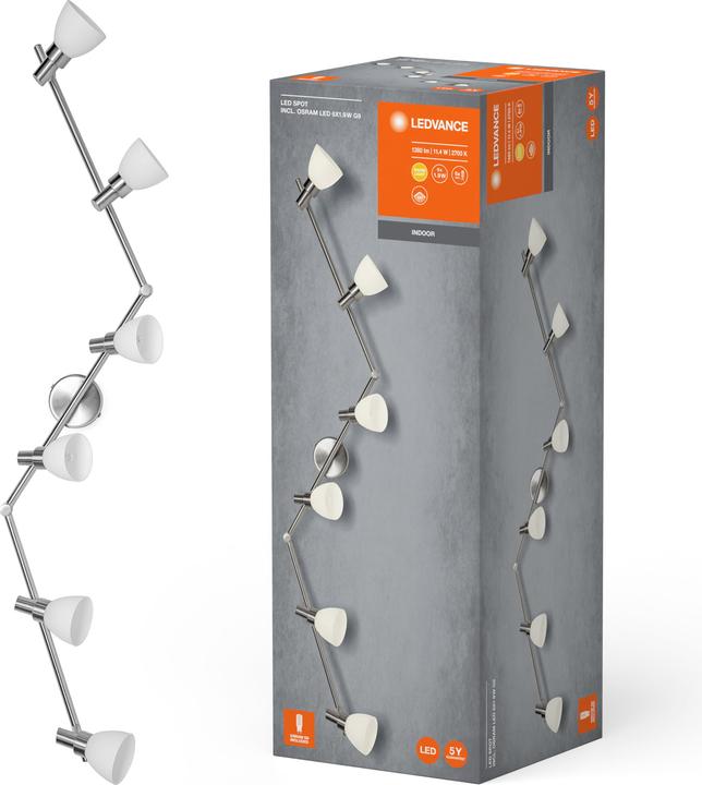 Productafbeelding Ledvance LED SPOT 6X1.9W 827 G9 LEDV (1200 lm, G9)