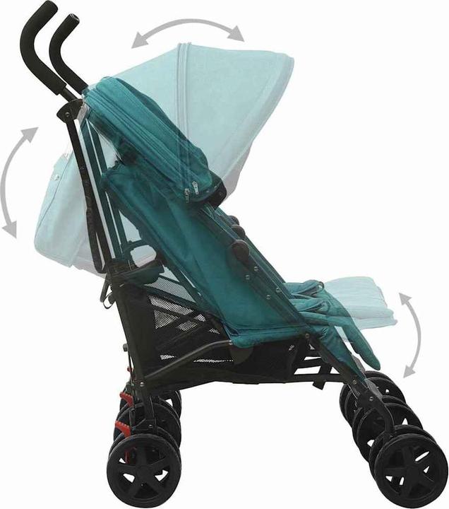 Produktbild VidaXL Geschwisterwagen