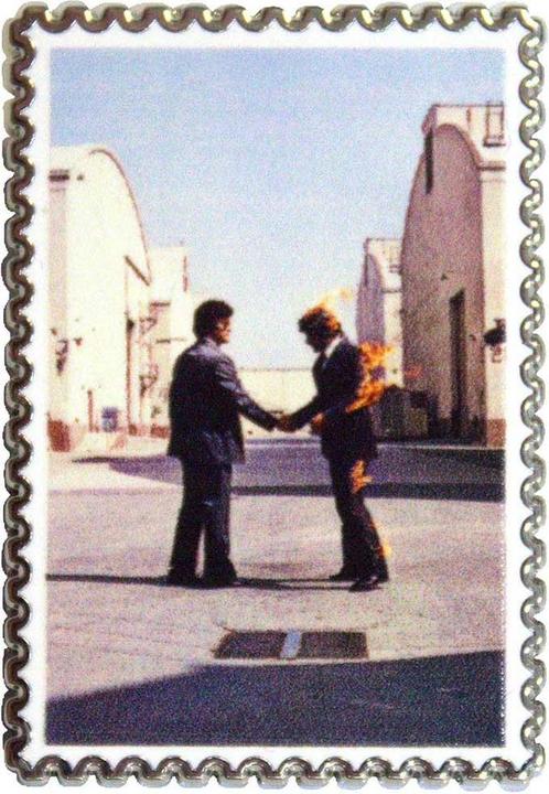 Actual product image Pink Floyd Wish You Were Here Stamp Badge