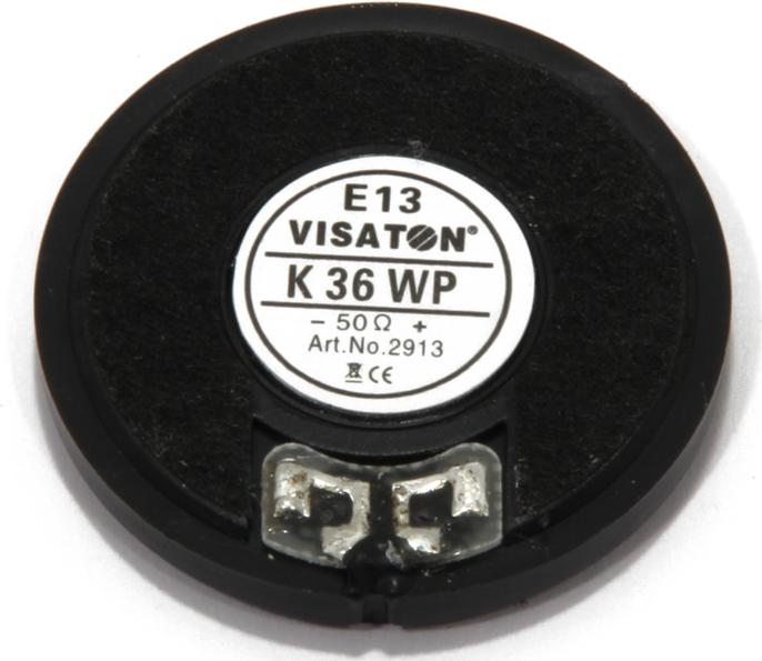 Produktbild Visaton Miniaturlautsprecher 1,4"/36mm 50Ohm 1W