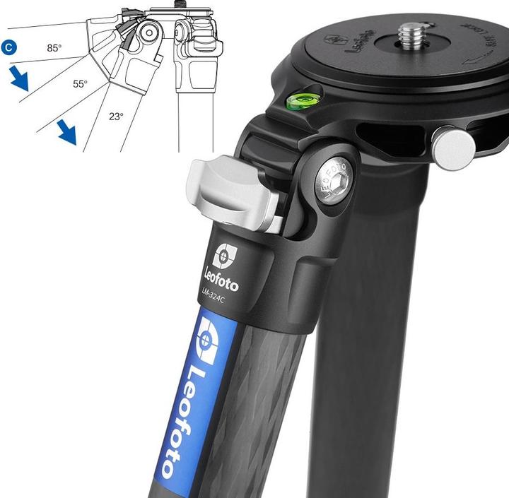 Actual product image Leofoto Summit LM-324C (Carbon)
