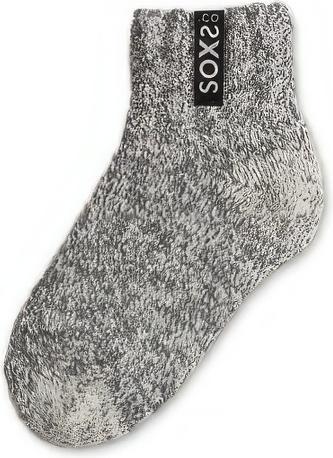 Produktbild Soxs Graue Wolle Herren- & Damensocken Jet Black, Kurzsocke (Einzelpack, 44 - 46)