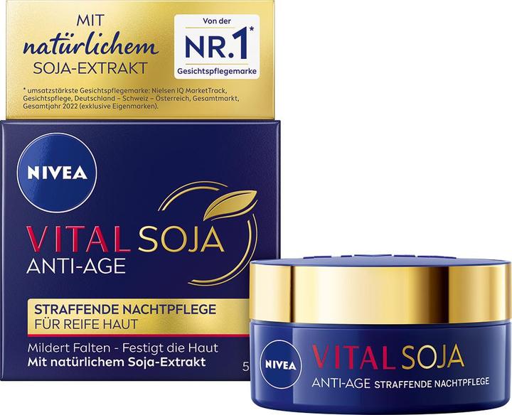 NIVEA Vital Soy Anti-Age Night Cream (50 ml, Night cream)