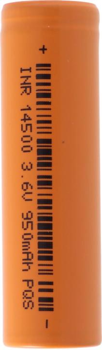 Image du produit AccuCell Akku INR 14500 ungeschützt 48,5x14,1mm (1 pcs, 950 mAh, Batterie)