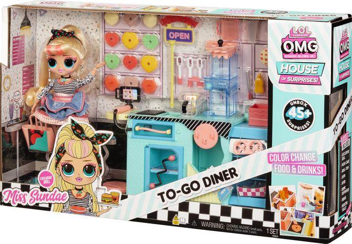 Actual product image MGA LOL Surprise OMG To Go Dinner