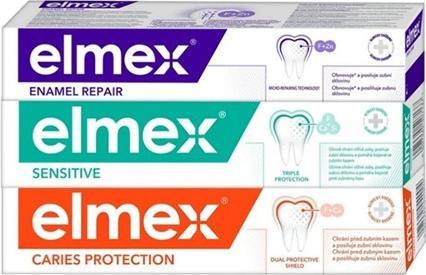 Immagine prodotto Elmex Mix Trio Toothpaste Set - 3 X 75 Ml